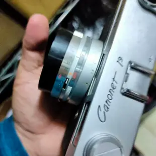 底片 單眼相機 疊影 canon canonet 19 f1.9 無電池 無前蓋  送 保護鏡 背帶