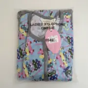 BNWT Peter Alexander One Piece Jumpsuit Pyjamas Size Large Women Xylophone Music