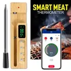 Bluetooth Wireless Digital LCD Smart Meat Thermometer For BBQ Oven Grill