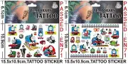 2PC Thomas the Tank Engine Tattoo Sticker Party Supplies Loot Bag Favours