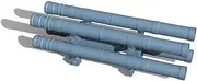 Airplane Model Kits Unpainted 1/72 Model Upgrades Parts 9M114 Tank Missiles Ka-29 Universal Helicopter Mount
