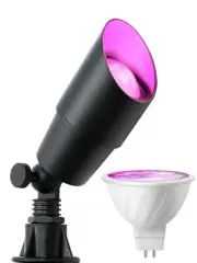 Landscape Spotlights Outdoor 12V Low Voltage with 5W Smart MR16 LED Bulbs,RGB...
