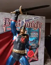 Marvel Avenger Black Knight Bowen Statue Red Cape Version