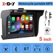 5" Motorcycle GPS Navigator Touch Screen Motorbike Navigation Waterproof Carplay