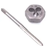 US Stock HSS 5-44 Tap & 5-44 Hexagon Die Thread Right Hand Set