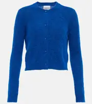 [Marant Etoile] Marant Etoile Nita alpaca wool-blend cardigan AU 6 blue
