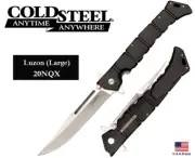 Cold Steel 6" Folding Knife Large Luzon 8Cr13MoV Steel Liner Lock 20NQX