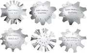 MUSISALY 6Pcs Manicure Stencil Nail Art Plates for for Salons and DIY Nail Art for Unique Nail Styling and Templates
