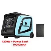 GENTRAX GTX4200 Portable Inverter Generator 4.2kW Max 3.5kW Rated + VoltX 10000mAh Power Bank