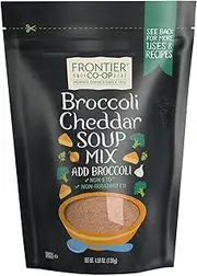 Frontier Broccoli Cheddar Soup Mix Pouch, 4.59 Ounce