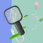 USB Fly Bug Zapper UV Light Mosquito Killer Lamp Insect Racket Bedroom