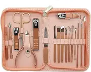 9/18Pcs/Set Manicure Set Nail Clippers Pedicure Kit Stainless Steel Manicure Professional Grooming Kits Nail Care Tools,18PCS