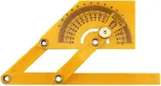 Honbay 1pc Plastic Protractor Angle Finder Measure Arm Ruler Gauge Tool