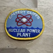 Vintage Calvert Cliffs Nuclear Power Plant Park Maryland Travel Patch
