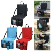 Beach Trips Foldable Seat Cushion Portable Back Chair for Outdoor Activities