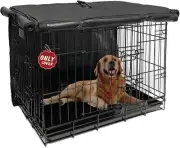 Dog Crate Cover 48 inch XL Dog Kennel Outside Cover, Big Dog Cage for Large D...