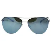 Prada Prada SPS 53R 1BC-5K2 - Silver/Green Silver by Prada for Women - 57-14-135 mm Sunglasses
