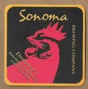 Sonoma Brewing Co Beer Coaster Petaluma CA