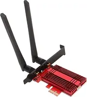 AX200 WiFi 6 Network Card, 2.4G 5.8G Dual Band Wireless PCIE WiFi Adapter with Heat Sink for Win10 11 64 Bit, Bluetooth Gigabit Network Card for Desktop PC