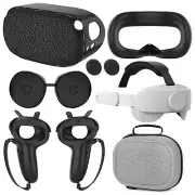 Compatible with Quest 2 Accessories, for Quest 2 Head Strap, for Quest 2 Case,Vr