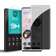 ZUSLAB Pixel 7a Privacy Tempered Glass Screen Protector Film Anti Spy Case Friendly 9H Hardness for Google (2023)