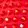 Premium Embellished Rosette Bandeau Bikini Top (red)