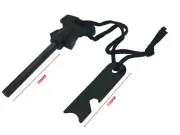 1x Survival Magnesium Flint & Steel Striker Fire Starter Lighter Camping