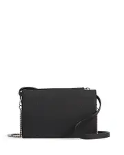 Allsaints Fetch Large Leather Chain Wallet Crossbody
