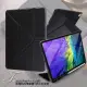 Xmart for 2020 iPad Pro 12.9吋 典雅時尚帶筆槽Y折牛皮皮套