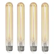 Diodesy 4PK 7.5" T9 Long Light Bulb All Dimmer 5W, 25W, E26, 2100K, 250LM, CRI90