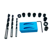 15 Degree Dowel Jig Drill Guide Set (17PCS set)