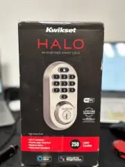 Kwikset Halo Wi-Fi Smart Lock, Keyless Entry Door Deadbolt, Geofence Auto-Unlock