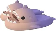 [CROSSBABY] Summer Cute Shark Boys Girl Slippers，Shower Anti-Slip Novelty Open Toe Slides Lightweight Sole Sandals Casual Beach Shoes
