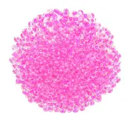 2000 Pcs Glass Seed Beads, 3mm Mini Glass Seed Spacer Bead, Rose Red