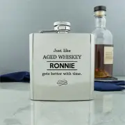 Aged Conventional Hip Flask