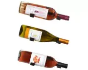 Wall-Mount Wine Rack (3 Pack - Multiple Colors)