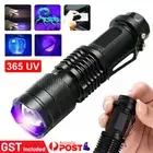 UV Ultra Violet LED Flashlight Blacklight Light 365 nM 395 Inspection Lamp Torch