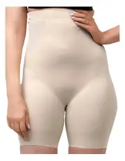 [Cupid Shapewear] Total Contour Hip, Tummy & Thigh Slimmer Shaping Shorts in Warm Beige