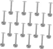 WOONEKY 16pcs Durable Screws Bolts Kit for Enhanced Gameplay User Friendly Components for Office Home and Arcade Foosball Tables