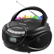 CD Player Boombox, AM/FM Radio Stereo, Bluetooth, USB, SD, MMC Drive, Headpho...