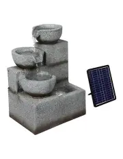 [Lambu] Solar Water Fountain in Grey