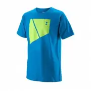 Wilson Boys Tramline Tech Tee Blue Size Medium Retail $25