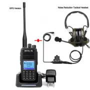 Retevis RT3S DMR GPS 5W Ham Walkie talkie+Noise Reduction Tactical Headset