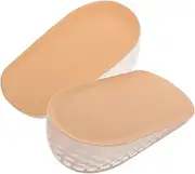 [LIFKOME] 1Pair Invisible Height Increasing Insoles for Men and Women Elastic Soft Gel Heel Lift Inserts for Casual Sports Formal Shoes Discreet Height Boosters for All Occasions