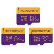 Microdrive Class 10 TF Memory Card 128G 64G 32G U3 High Speed Smart Card Video Card Memory Card for Mobile Phone Tablet