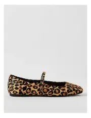 [Basque] Melinda Flat Shoe in Leopard