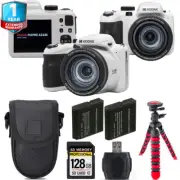 Kodak PIXPRO AZ425 Digital Camera (White) + Extra Battery +1 Yr Warranty +128GB
