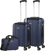 [ITACA] Signature Travel Suitcases Set Suitcases 4 Wheels – Travel Suitcases Set ABS – Set Travel Suitcases Durable and Lightweight Combination Lock