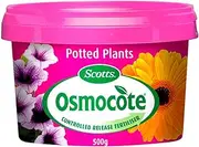 Scotts Plant Food Fertiliser - Potted Plants 500g - 4 Months Feed with Trace Elements - for Use with Houseplants - No Surge Growth
