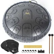 14 Inch 15 Note Steel Tongue Drum Metal Handpan Musical Instrument